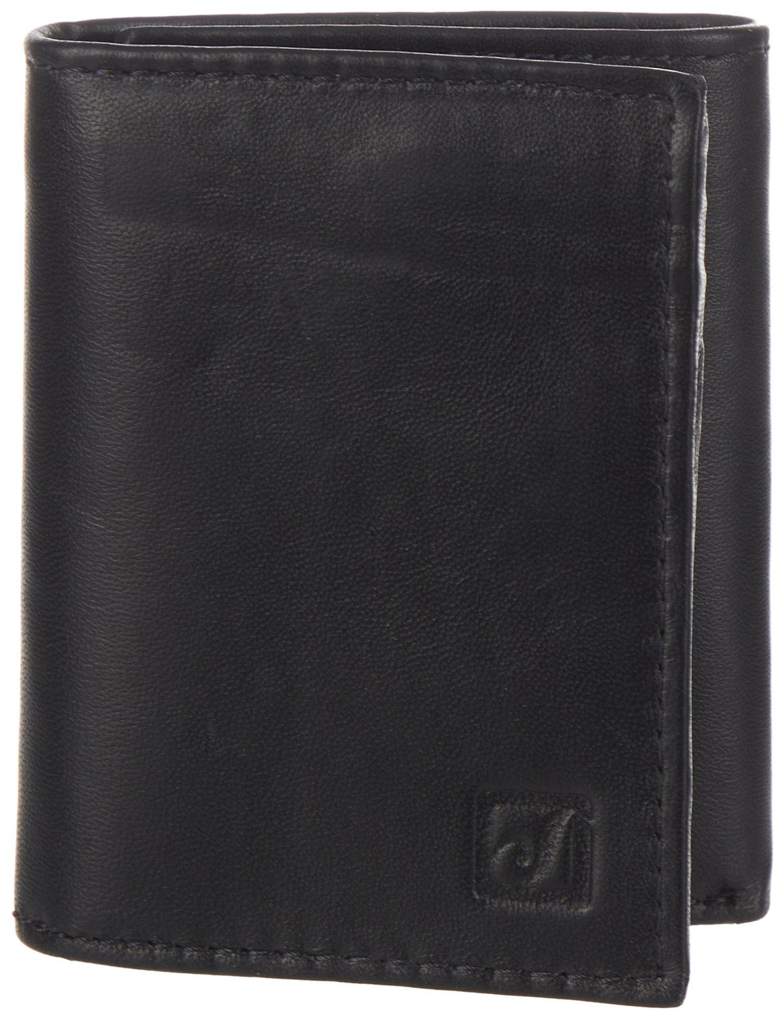 Mens RFID Leather Trifold Wallet