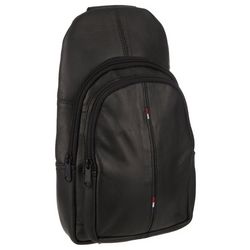 Stone Mountain Leather Zip-Around Sling Bag