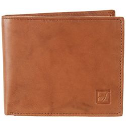 Stone Mountain Mens RFID Leather Zip Traveller Wallet