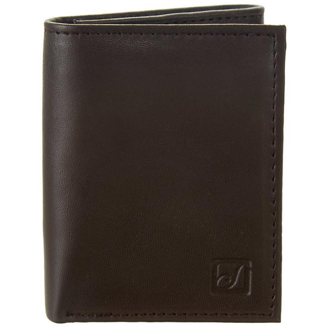100% Brand New Men's Top ITALIAN Genuine Leather Trifold Wallet