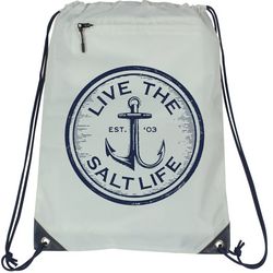 Salt Life Live the Salt Life Anchor Cinch Bag Backpack
