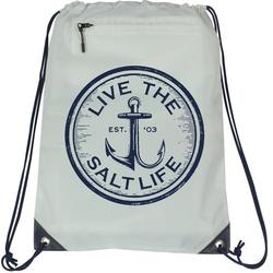 Live the Salt Life Anchor Cinch Bag Backpack