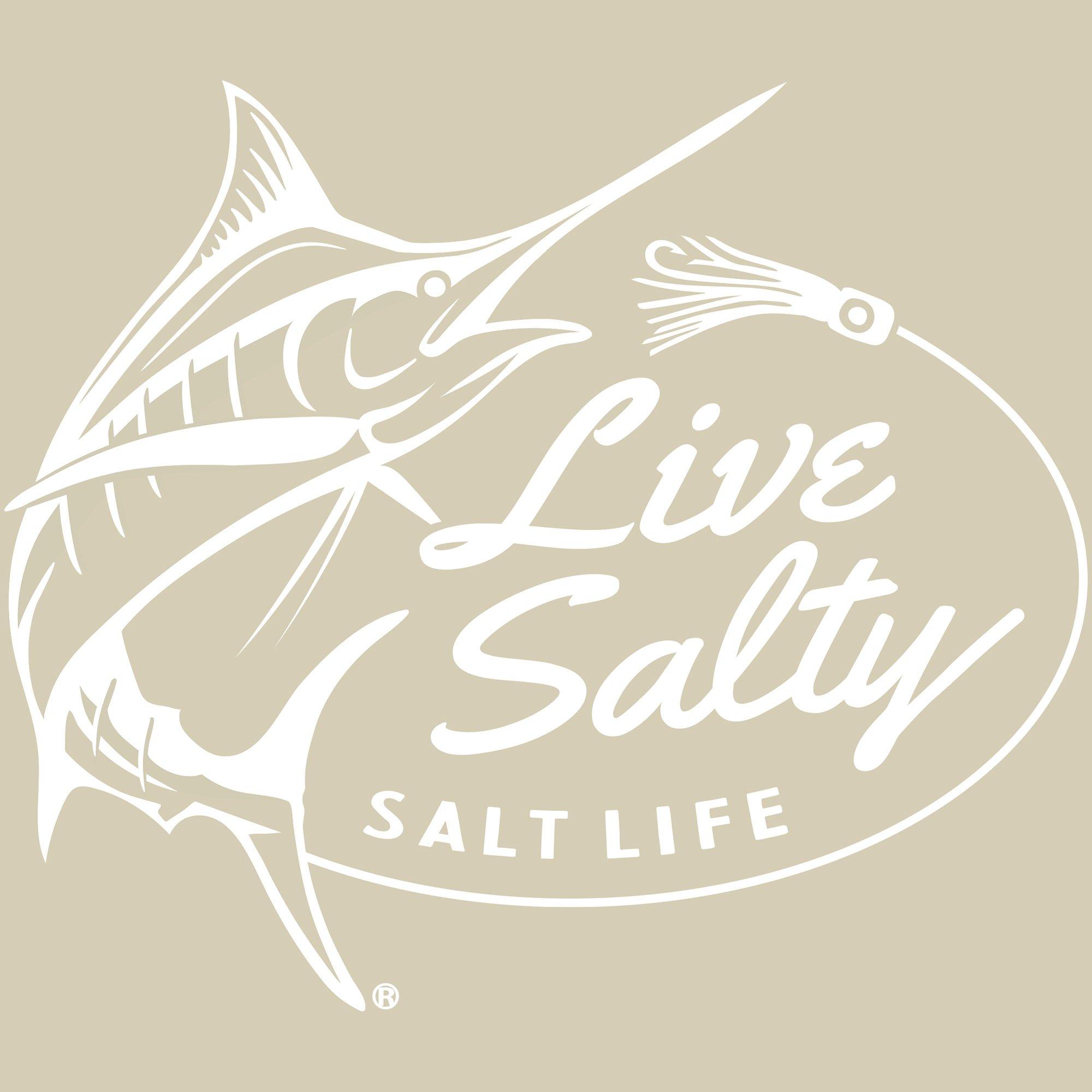 Salt Life Logo Live Salty Marlin Decal