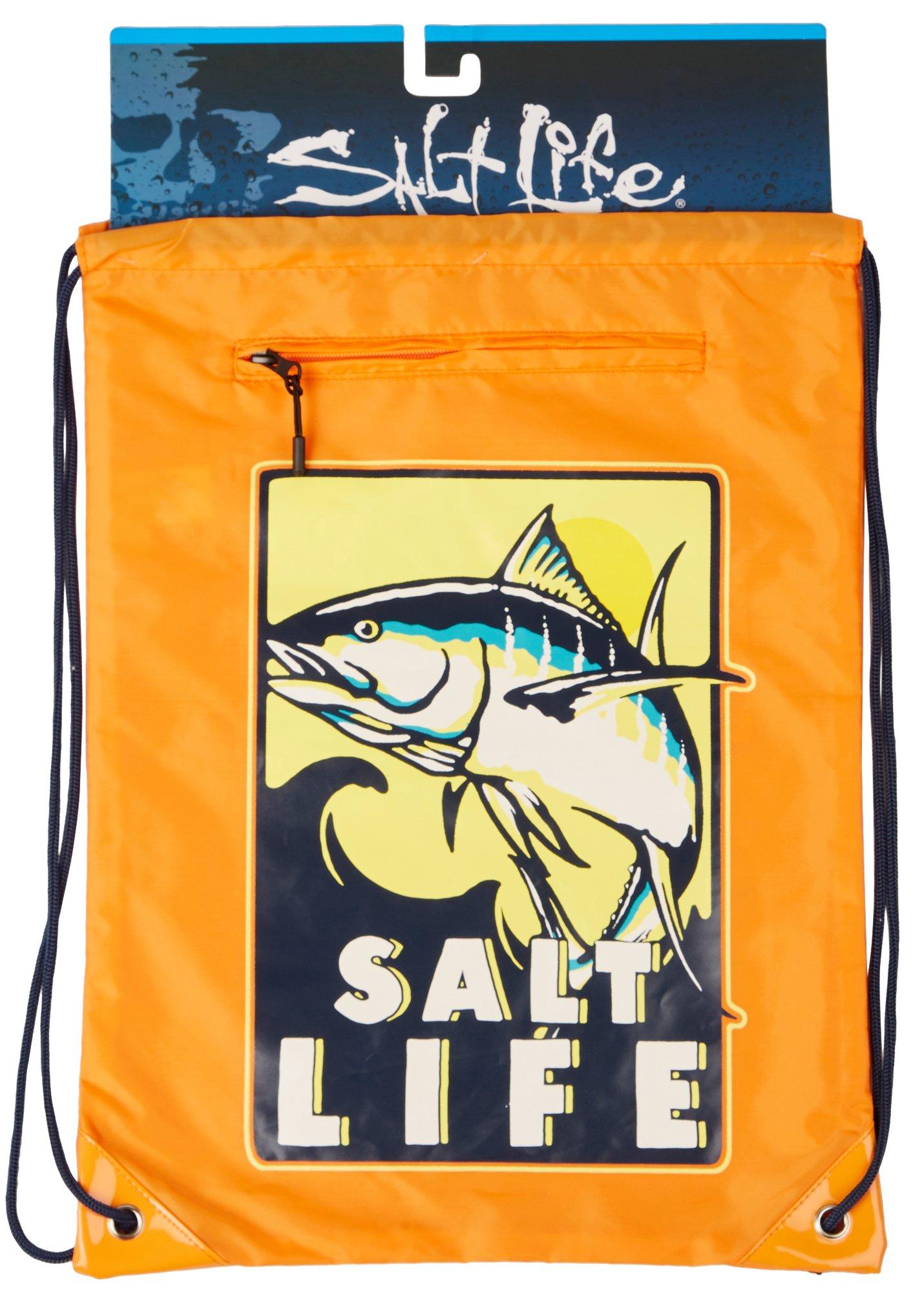 Salt Life Lightweight 100% Nylon Cinch Drawstring Backpack