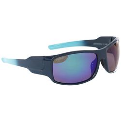 Loco Skailz Mens Nassau Sport Solid Mirror Sunglasses