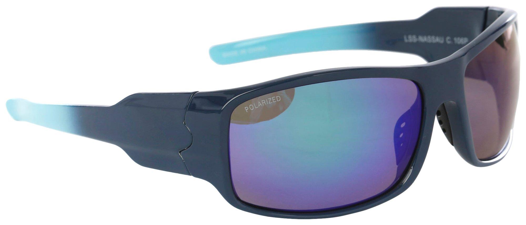 Mens Nassau Sport Solid Mirror Sunglasses