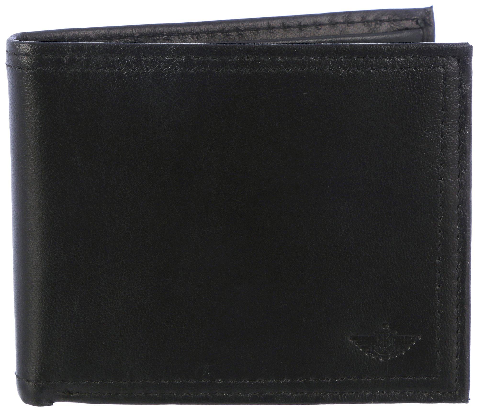 Dockers Mens RFID Genuine Leather Bifold Wallet