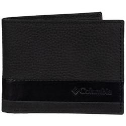 Mens Extra Capacity RFID Leather Bifold Wallet