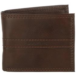 Mens RFID Leather Extra Capacity Bifold Wallet