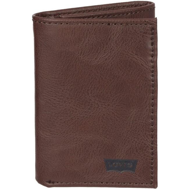 Levi's Mens Extra Capacity Brown Trifold Wallet | Bealls Florida