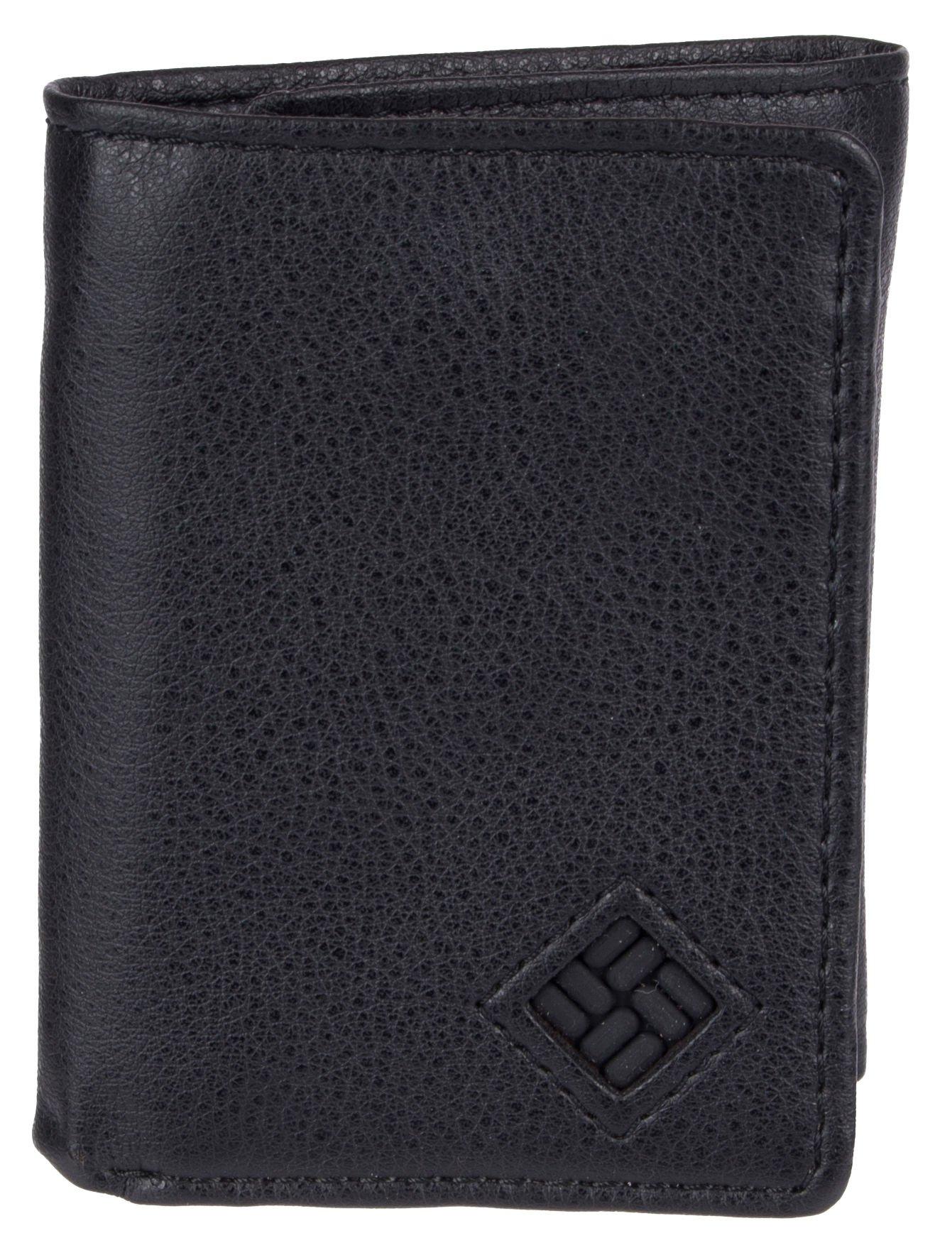 Columbia Mens RFID Shield Trifold Leather Wallet