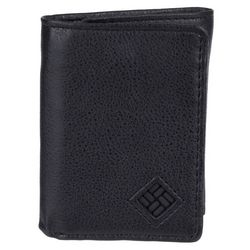 Columbia Mens RFID Shield Trifold Leather Wallet