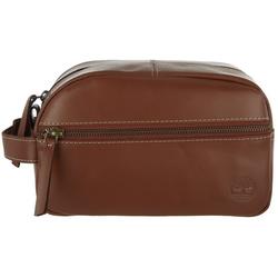 Mens Toiletry Bag Soft Genuine Leather Travel Kit