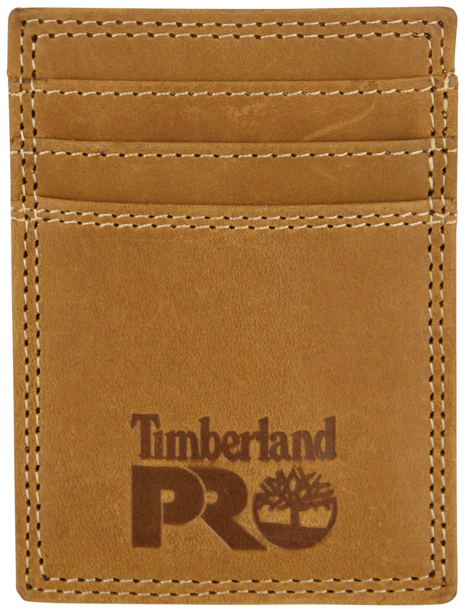 Timberland Pro Mens Genuine Leather Front Pocket Wallet