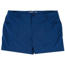 Reel Legends Plus Adventure Solid Color Pull-On Shorts