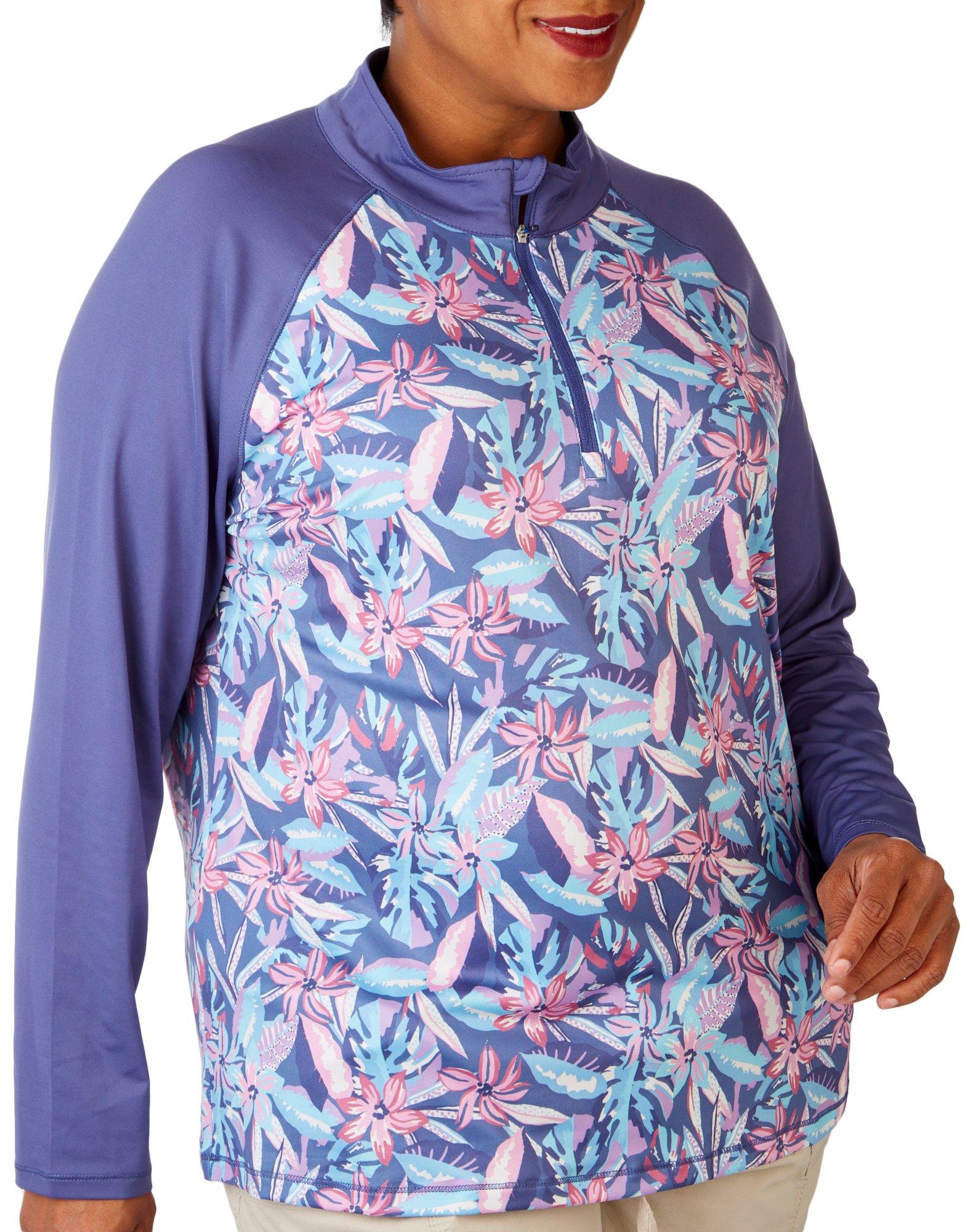 Plus Island Passage 1/4 Zip Long Sleeve Top