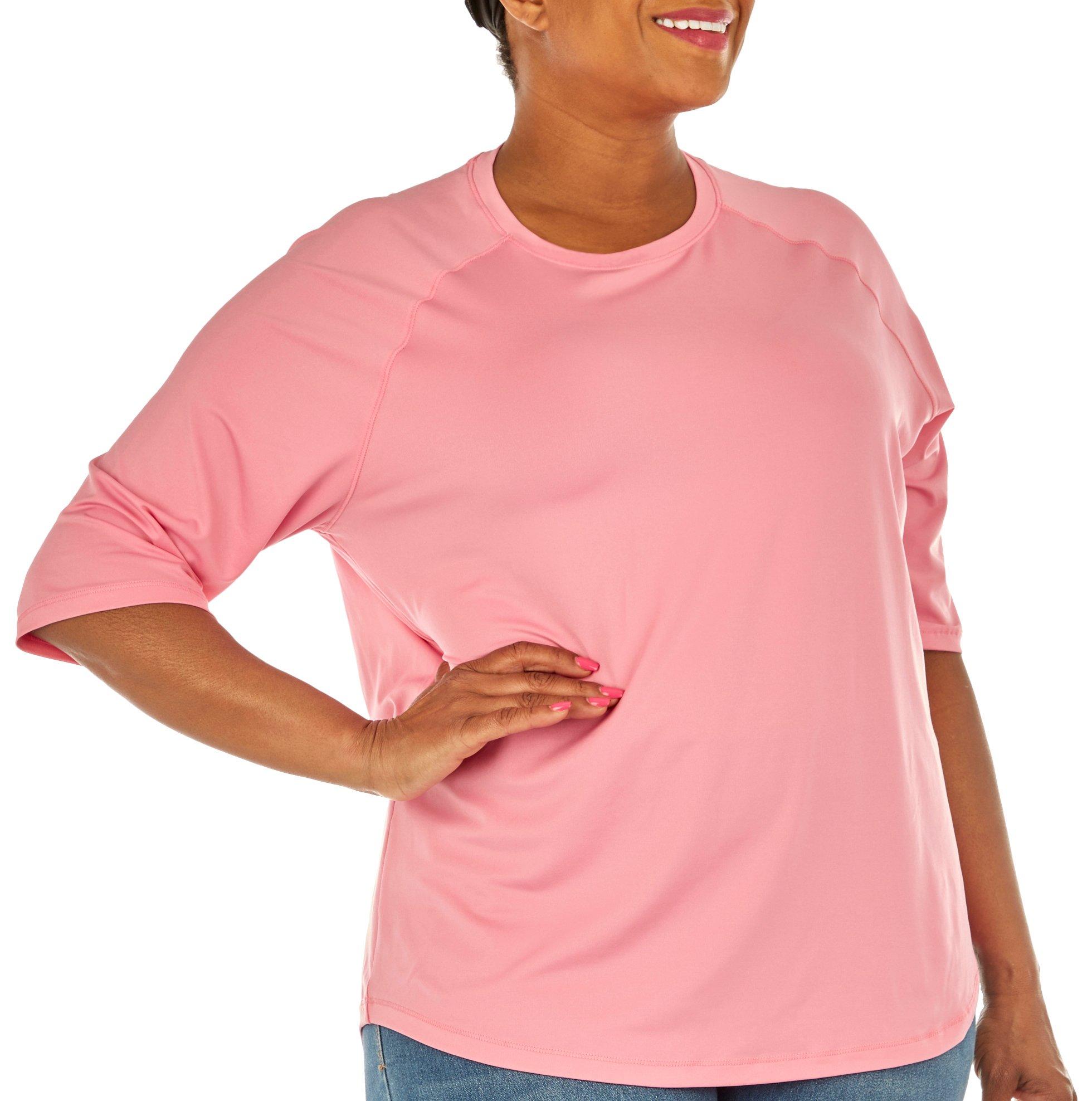 Reel Legends Plus Reel-Tec Raglan Elbow Sleeve Top