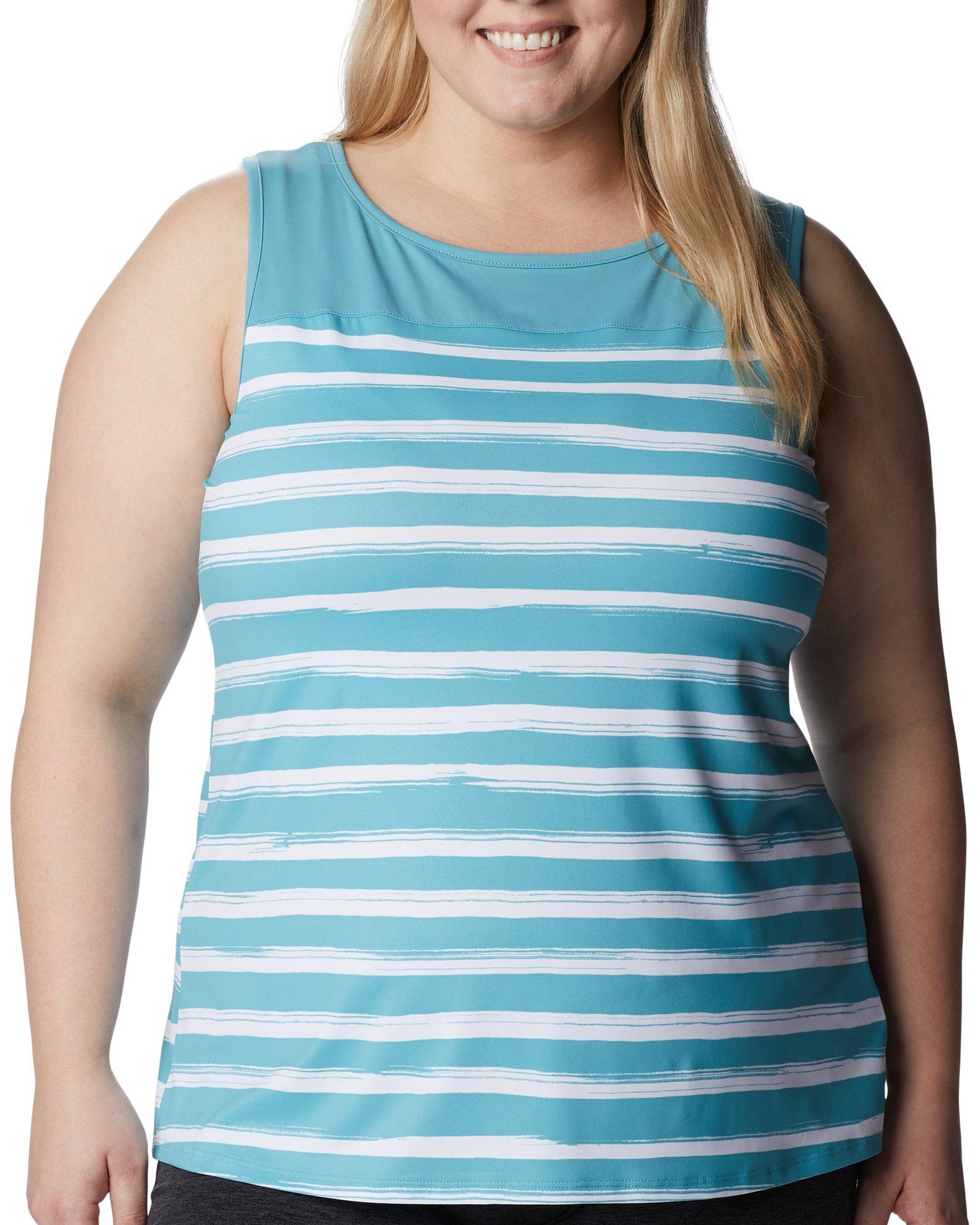 Columbia Plus Chill River Striped Vented Tank