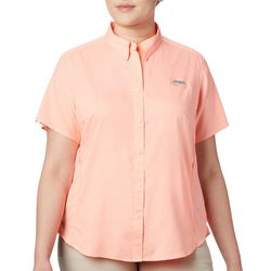 Plus PFG Columbia Tamiami  Short Sleeve Button-Up Shirt
