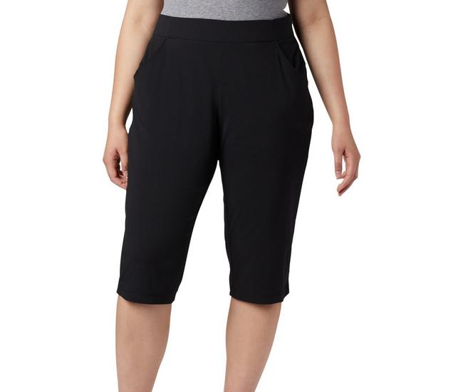 Columbia Plus Anytime Solid Casual Pull On Capris