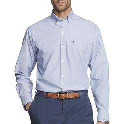 IZOD Mens Advantage Solid  Long Sleeve Shirt