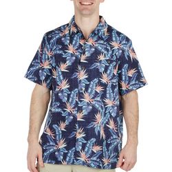 Havana Jim Mens Bird Of Paradise Short Sleeve Shirt