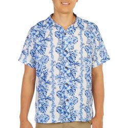 Havana Jim Mens Floral Short Sleeve Shirt