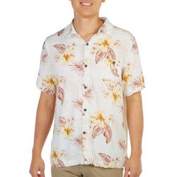 Havana Jim Mens Fall Garden Short Sleeve Shirt