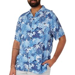 Havana Jim Mens Tonal Caribbean  Short Sleeve Shirt