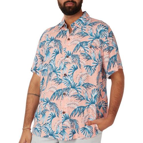 Havana Jim Mens Windy Palm Short Sleeve Shirt