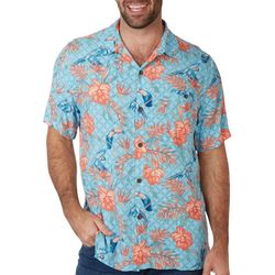 Havana Jim Mens Toucan Paradise Short Sleeve Shirt