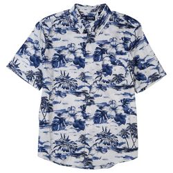 Chaps Mens Island Short Sleeve Pocket Shirt