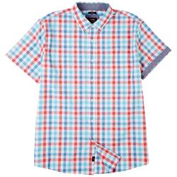 Lee Mens Island Waters Gingham Plaid Button Down
