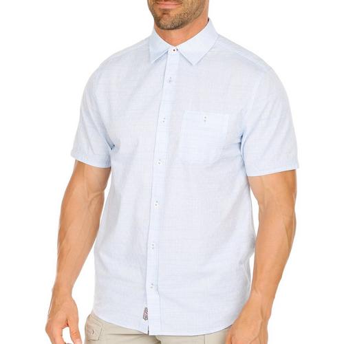 Mens Lakeshore Short Sleeve Button Up Shirt