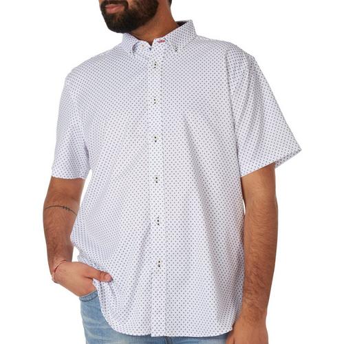 International Report Mens 4 Way Square Button Down