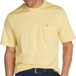 IZOD Mens Solid Soft Pocket Short Sleeve T-Shirt