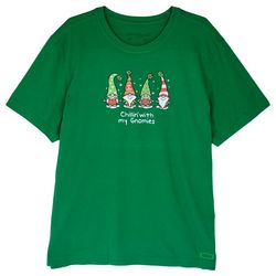 Mens Chillin' With My Gnomies Short Sleeve T-Shirt