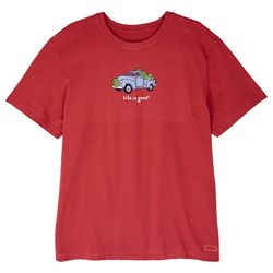 Mens Rocket Holiday Truck Short Sleeve T-Shirt