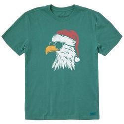 Life Is Good Mens Holiday Eagle Crusher T-Shirt