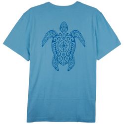 Life Is Good Mens Tribal Turtle Graphic T-Shirt