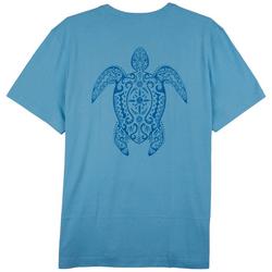 Mens Tribal Turtle Graphic T-Shirt
