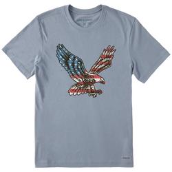 Mens Americana Eagle Flag T-Shirt
