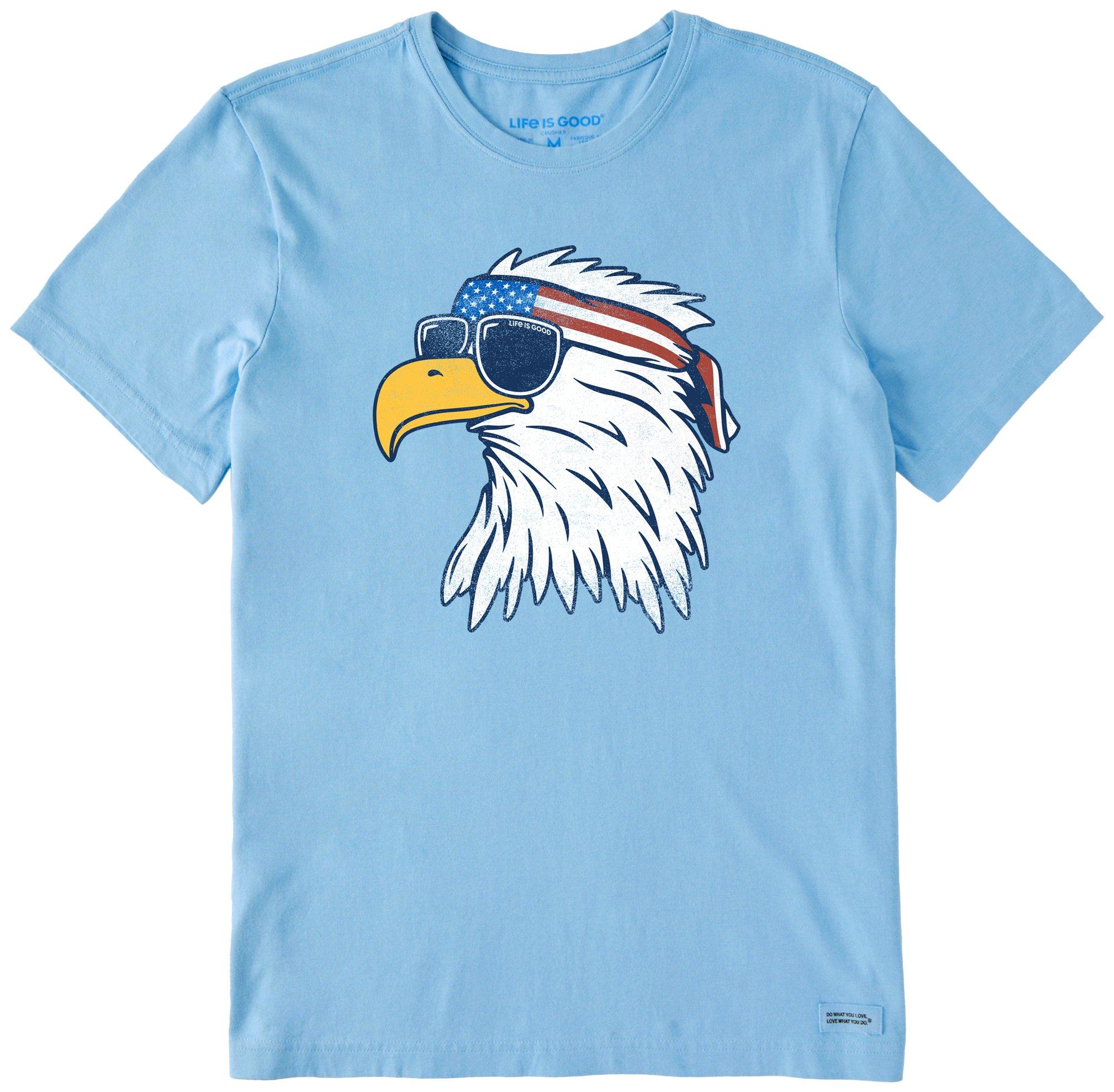 Life Is Good Mens Americana Eagle T-Shirt