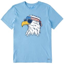 Life Is Good Mens Americana Eagle T-Shirt