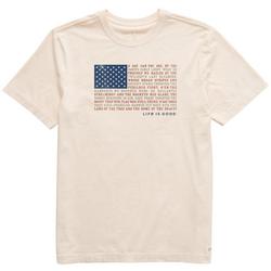 Mens Americana Anthem Flag T-Shirt