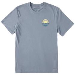 Mens Sunset On Water Graphic T-Shirt