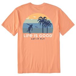 Life Is Good Mens Let It Fly Short Sleeve T-Shirt