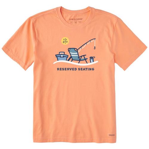 Life Is Good Mens Reserved Seating Short Sleeve