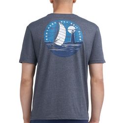 IZOD Mens Saltwater Northern Sky Sail Club Graphic T-Shirt