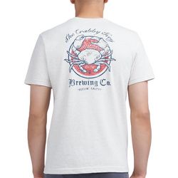 IZOD Mens Saltwater Crabby Key Graphic T-Shirt